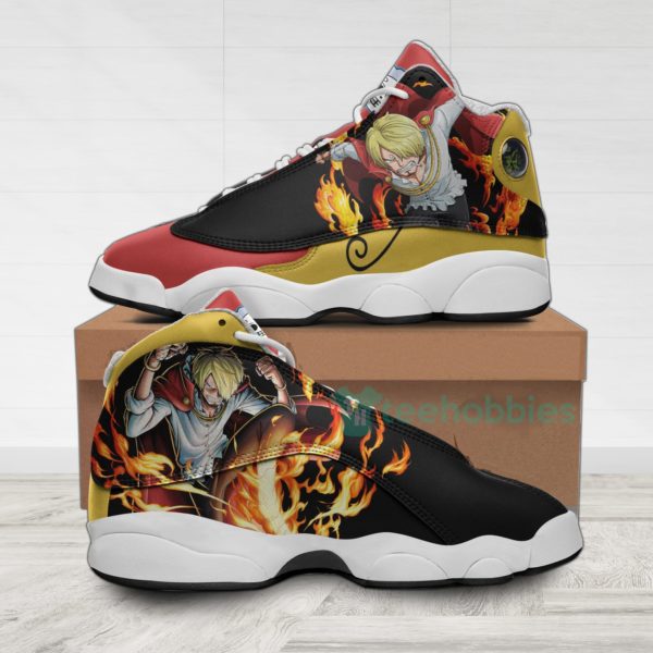 vinsmoke sanji custom one piece anime air jordan 13 shoes 1 sNyIq 600x600px Vinsmoke Sanji Custom One Piece Anime Air Jordan 13 Shoes