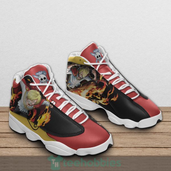 vinsmoke sanji custom one piece anime air jordan 13 shoes 2 iZkrl 600x600px Vinsmoke Sanji Custom One Piece Anime Air Jordan 13 Shoes