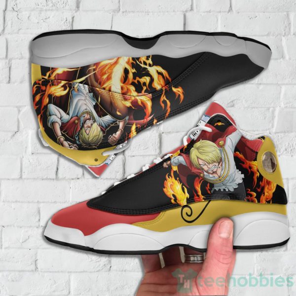 vinsmoke sanji custom one piece anime air jordan 13 shoes 3 LyY07 600x600px Vinsmoke Sanji Custom One Piece Anime Air Jordan 13 Shoes