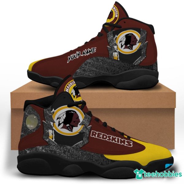 washington redskins air jordan 13 sneakers shoes custom name personalized gifts 1 rsGOI 600x600px Washington Redskins Air Jordan 13 Sneakers Shoes Custom Name Personalized Gifts