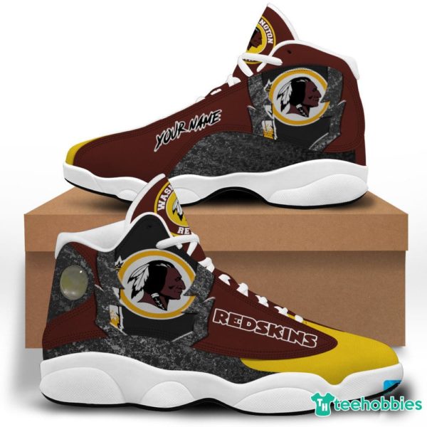 washington redskins air jordan 13 sneakers shoes custom name personalized gifts 2 UiX6D 600x600px Washington Redskins Air Jordan 13 Sneakers Shoes Custom Name Personalized Gifts