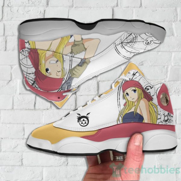 winry rockbell custom anime fullmetal alchemist air jordan 13 shoes 1 GrCsg 600x600px Winry Rockbell Custom Anime Fullmetal Alchemist Air Jordan 13 Shoes
