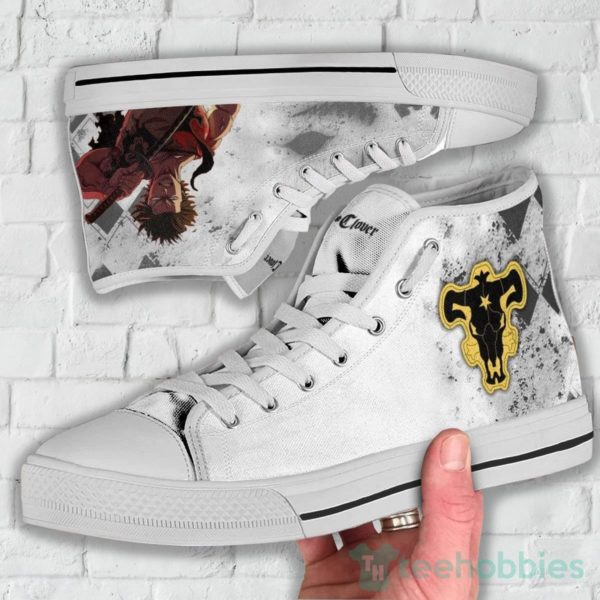 yami sukehiro high top canvas shoes custom black clover 4 dHvI2 600x600px Yami Sukehiro High Top Canvas Shoes Custom Black Clover