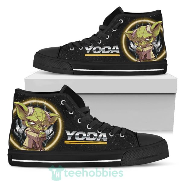 yoda sneakers high top shoes fan gift 1 ETy6P 600x600px Yoda Sneakers High Top Shoes Fan Gift