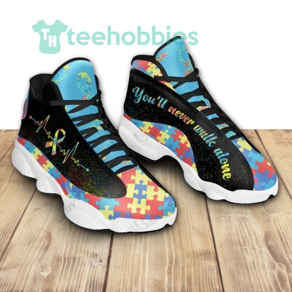 youll never walk alone autism air jordan 13 sneaker shoes 1 lhspc 600x600px You?ll Never Walk Alone Autism Air Jordan 13 Sneaker Shoes