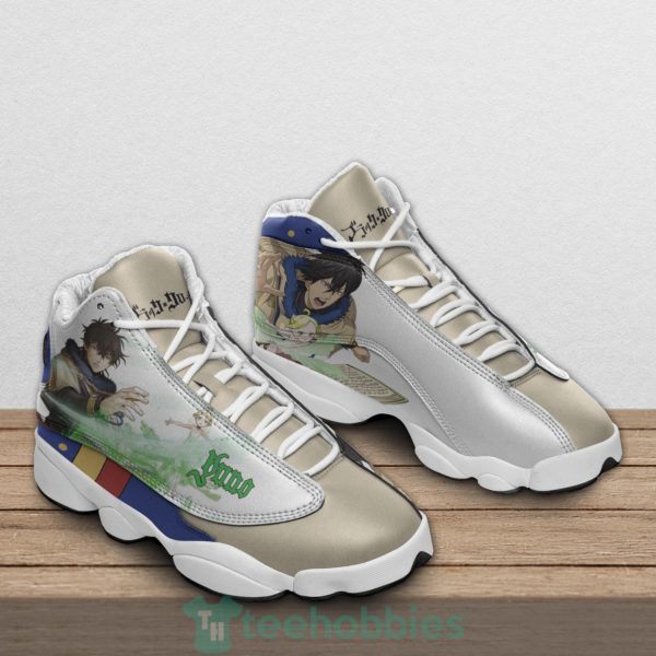 yuno custom black clover anime air jordan 13 shoes 2 KrDSa 600x600px Yuno Custom Black Clover Anime Air Jordan 13 Shoes