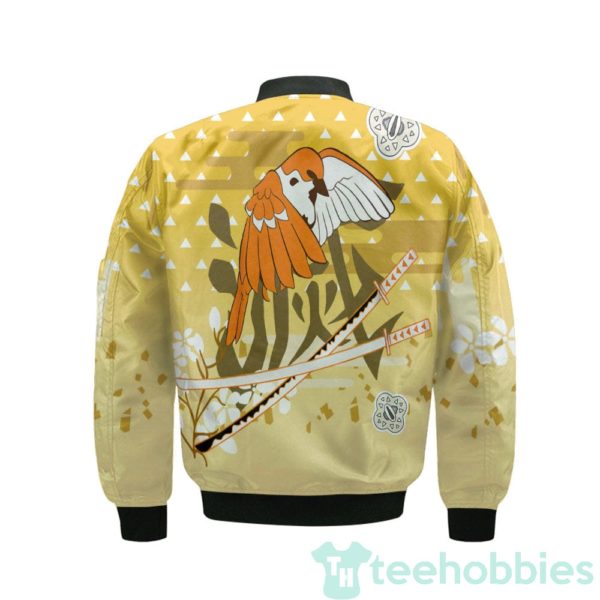 zenitsu agatsuma bomber jacket custom demon slayer cosplay costumes 2 bqjyu 600x600px Zenitsu Agatsuma Bomber Jacket Custom Demon Slayer Cosplay Costumes