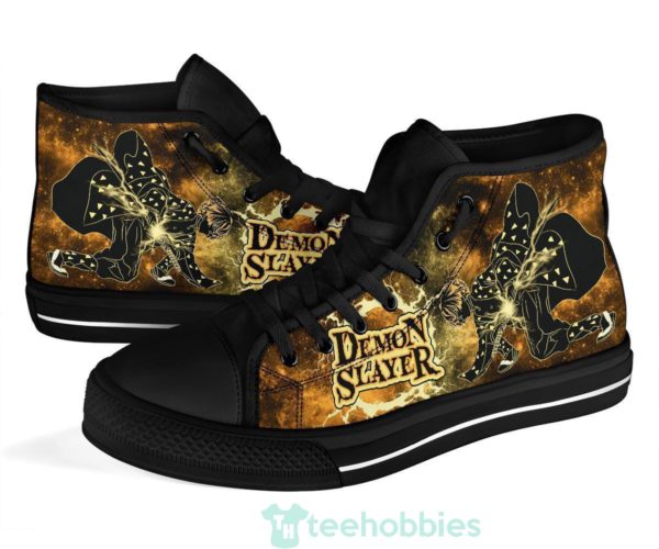 zenitsu kimetsu no yaiba high top shoes anime fan 1 wTAzz 600x500px Zenitsu Kimetsu No Yaiba High Top Shoes Anime Fan
