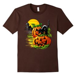 81LWCwBq2BPL. UL1500 247x247px Pumpkin Halloween Black Cat Best Gift T Shirt