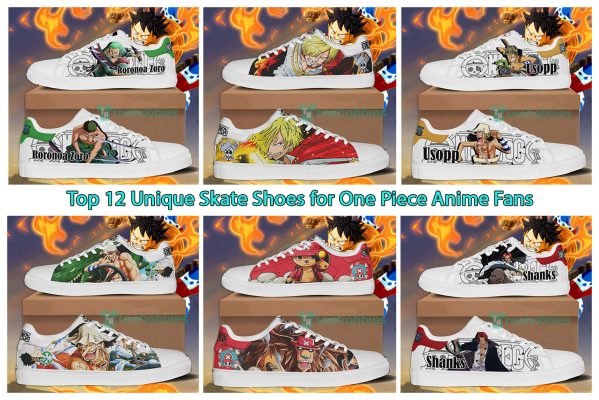 Top 12 Unique Skate Shoes for One Piece Anime Fans