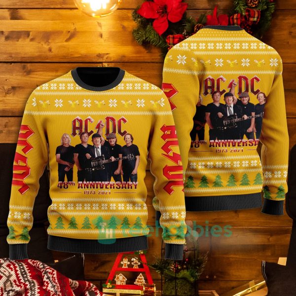 acdc all over printed all over printed yellow christmas sweater 1 E45sz 600x600px AcDc All Over Printed All Over Printed Yellow Christmas Sweater