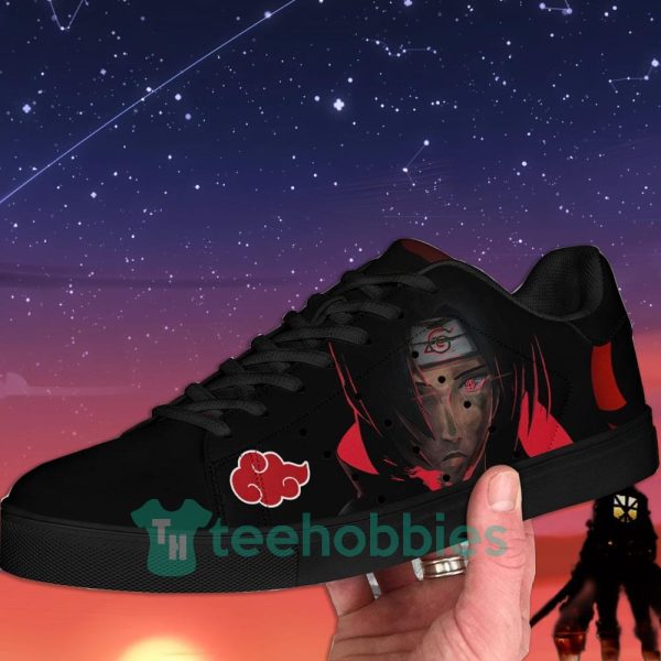 akatsuki itachi anime custom skate shoes for men and women 2 WsTlp 600x600px Akatsuki Itachi Anime Custom Skate Shoes For Men And Women