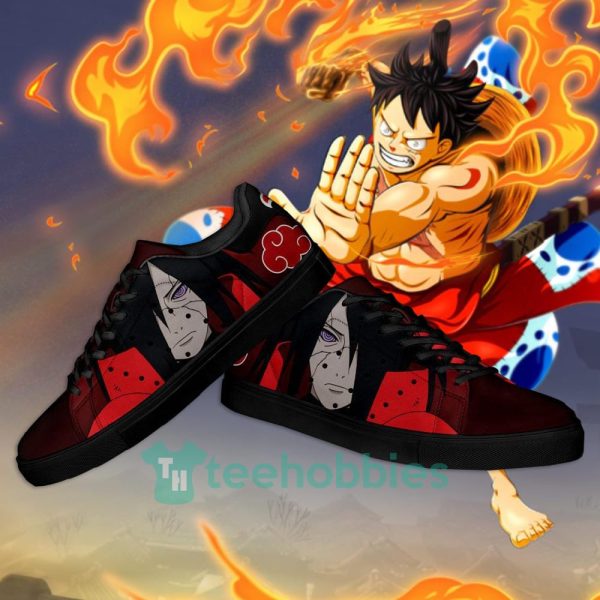 akatsuki madara anime custom skate shoes for men and women 3 hH4Yy 600x600px Akatsuki Madara Anime Custom Skate Shoes For Men And Women