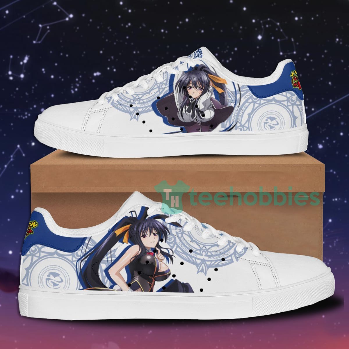 Demon Slayer Gyomei Himejima Custom Anime Skate Shoes