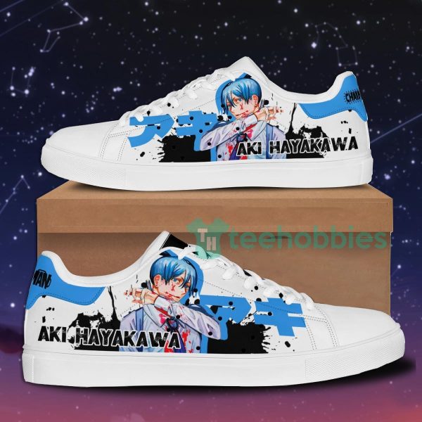 aki hayakawa custom chainsaw man anime skate shoes for men and women 1 4tUgO 600x600px Aki Hayakawa Custom Chainsaw Man Anime Skate Shoes For Men And Women