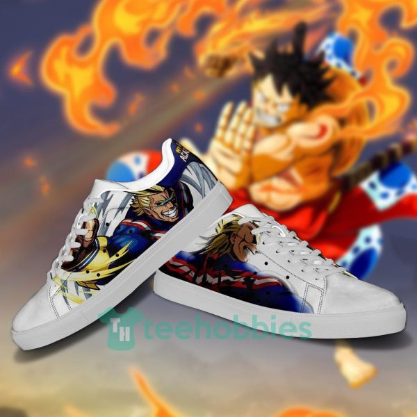 all might my hero academia custom anime skate shoes for men and women 2 q07i2 600x600px All Might My Hero Academia Custom Anime Skate Shoes For Men And Women