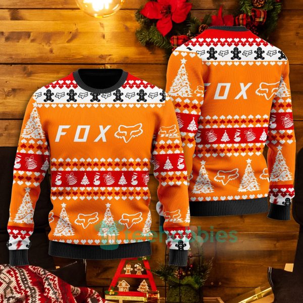 all over printed fox xmas orange best gift christmas sweater 1 nh58h 600x600px All Over Printed Fox Xmas Orange Best Gift Christmas Sweater