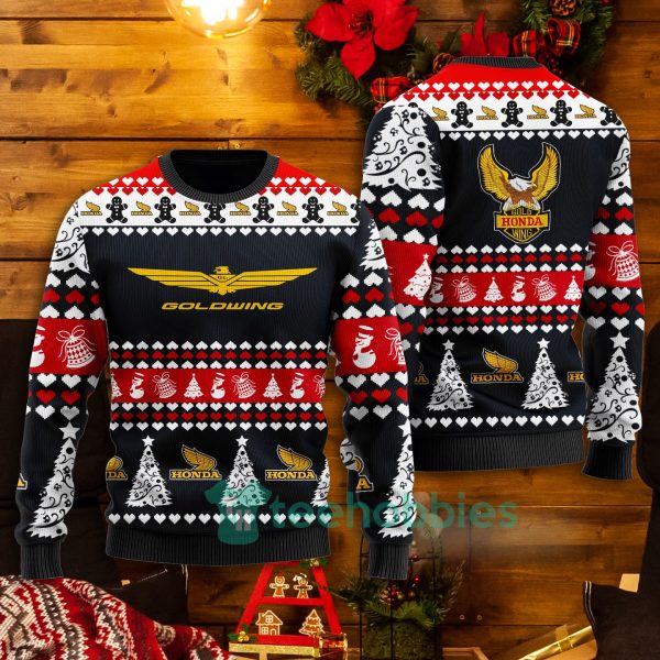 all over printed honda gold wing black christmas sweater 1 c3NBG 600x600px All Over Printed Honda Gold Wing Black Christmas Sweater