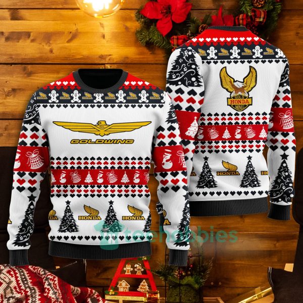all over printed honda gold wing christmas sweater 1 3LX4Z 600x600px All Over Printed Honda Gold Wing Christmas Sweater