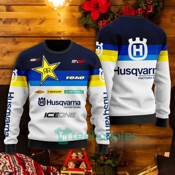 all over printed husqvarna factory racing fans christmas sweater 1 uAaGL 600x600px All Over Printed Husqvarna Factory Racing Fans Christmas Sweater