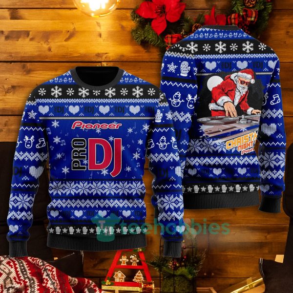 all over printed pioneer team santa claus blue christmas sweater 1 7DTgM 600x600px All Over Printed Pioneer Team Santa Claus Blue Christmas Sweater