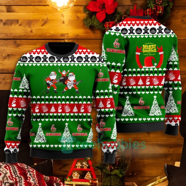 all over printed scorpions funny santa best gift green christmas sweater 1 IOCSA 600x600px All Over Printed Scorpions Funny Santa Best Gift Green Christmas Sweater