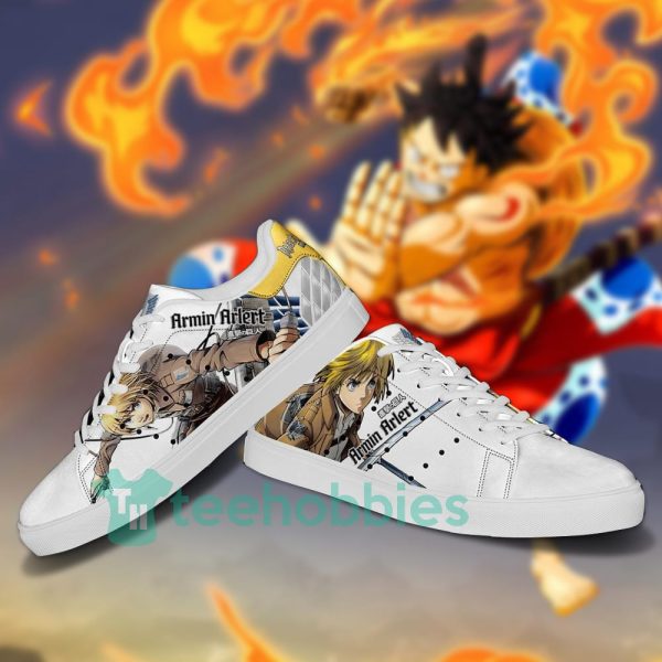 armin arlert skate sneakers attack on titan anime lover skate shoes 3 1BS1b 600x600px Armin Arlert Skate Sneakers Attack On Titan Anime Lover Skate Shoes