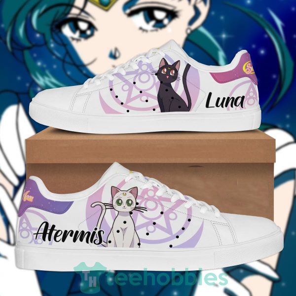 artemis and luna sailor moon anime lover skate shoes for fans 1 NG7LJ 600x600px Artemis And Luna Sailor Moon Anime Lover Skate Shoes For Fans