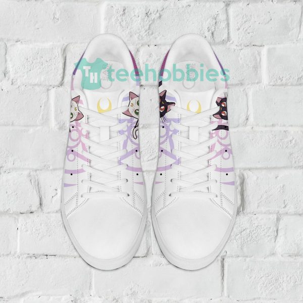 artemis and luna sailor moon anime lover skate shoes for fans 4 rKYKi 600x600px Artemis And Luna Sailor Moon Anime Lover Skate Shoes For Fans