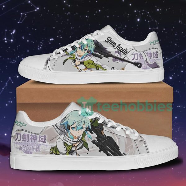 asada shino sinon sword art online anime skate shoes for men and women 1 e89LU 600x600px Asada Shino Sinon Sword Art Online Anime Skate Shoes For Men And Women