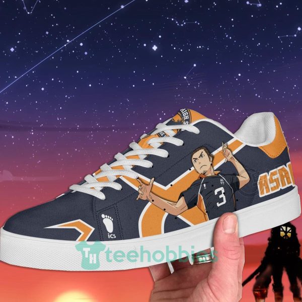 asahi azumane custom haikyuu anime skate shoes for men and women 2 6ES2F 600x600px Asahi Azumane Custom Haikyuu Anime Skate Shoes For Men And Women