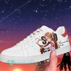 asuna yuuki custom sword art online anime skate shoes for anime fans 3 TLxX3 247x247px Asuna Yuuki Custom Sword Art Online Anime Skate Shoes For Anime Fans