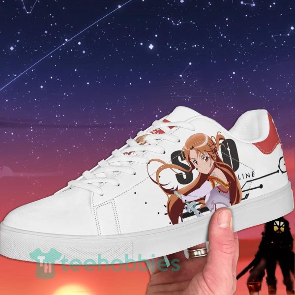 asuna yuuki custom sword art online anime skate shoes for anime fans 3 TLxX3 600x600px Asuna Yuuki Custom Sword Art Online Anime Skate Shoes For Anime Fans