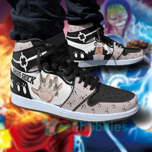 bartholomew kuma anime custom one piece air jordan hoghtop shoes 4 LPHg1 600x600px Bartholomew Kuma Anime Custom One Piece Air Jordan Hoghtop Shoes