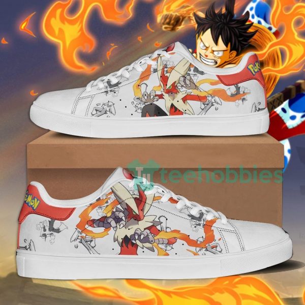 blaziken pokemon custom anime skate shoes for men and women 1 lF6h9 600x600px Blaziken Pokemon Custom Anime Skate Shoes For Men And Women