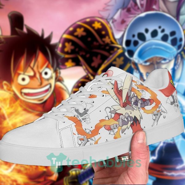 blaziken pokemon custom anime skate shoes for men and women 2 DMhuM 600x600px Blaziken Pokemon Custom Anime Skate Shoes For Men And Women