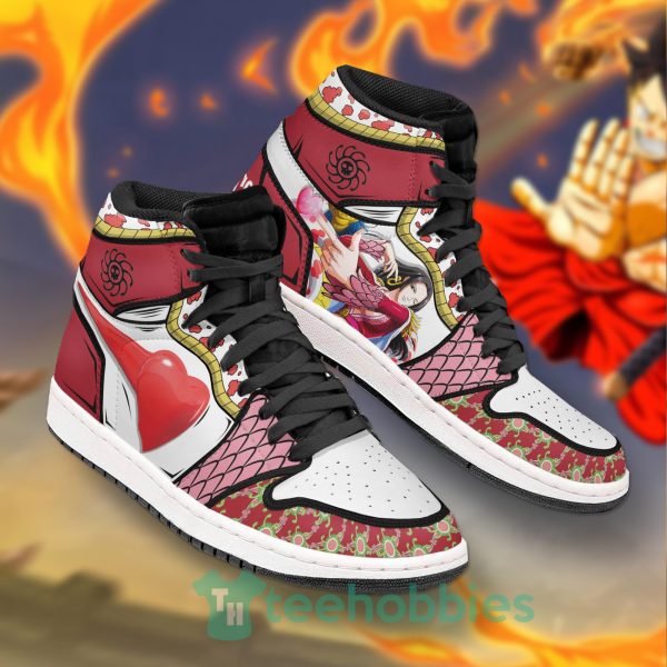 boa hancock anime custom one piece air jordan hoghtop shoes 2 ifsc1 600x600px Boa Hancock Anime Custom One Piece Air Jordan Hoghtop Shoes
