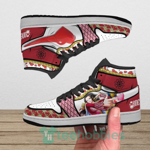 boa hancock anime custom one piece air jordan hoghtop shoes 3 L66gh 600x600px Boa Hancock Anime Custom One Piece Air Jordan Hoghtop Shoes