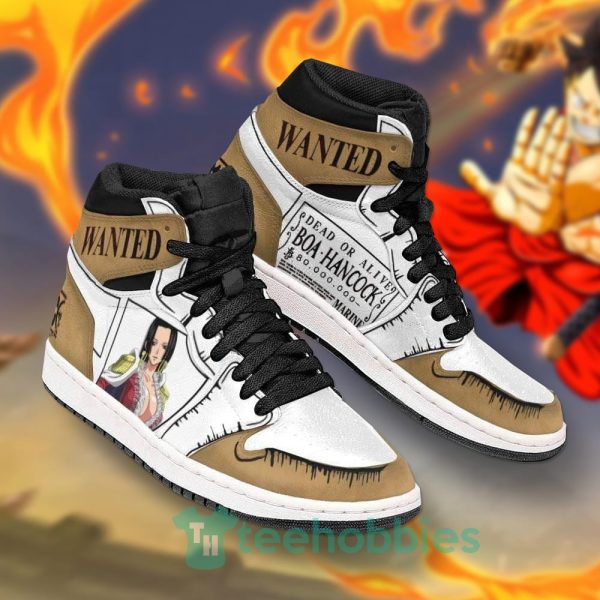 boa hancock wanted custom one piece air jordan hoghtop shoes 2 33ek5 600x600px Boa Hancock Wanted Custom One Piece Air Jordan Hoghtop Shoes