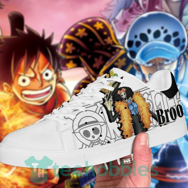 brook custom anime one piece fans skate shoes 3 SykR6 600x600px Brook Custom Anime One Piece Fans Skate Shoes