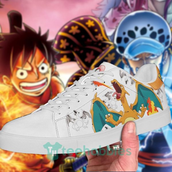 charizard pokemon custom anime skate shoes for men and women 2 j0Dg8 600x600px Charizard Pokemon Custom Anime Skate Shoes For Men And Women