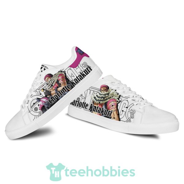 charlotte katakuri custom anime one piece fans skate shoes 3 jfIem 600x600px Charlotte Katakuri Custom Anime One Piece Fans Skate Shoes