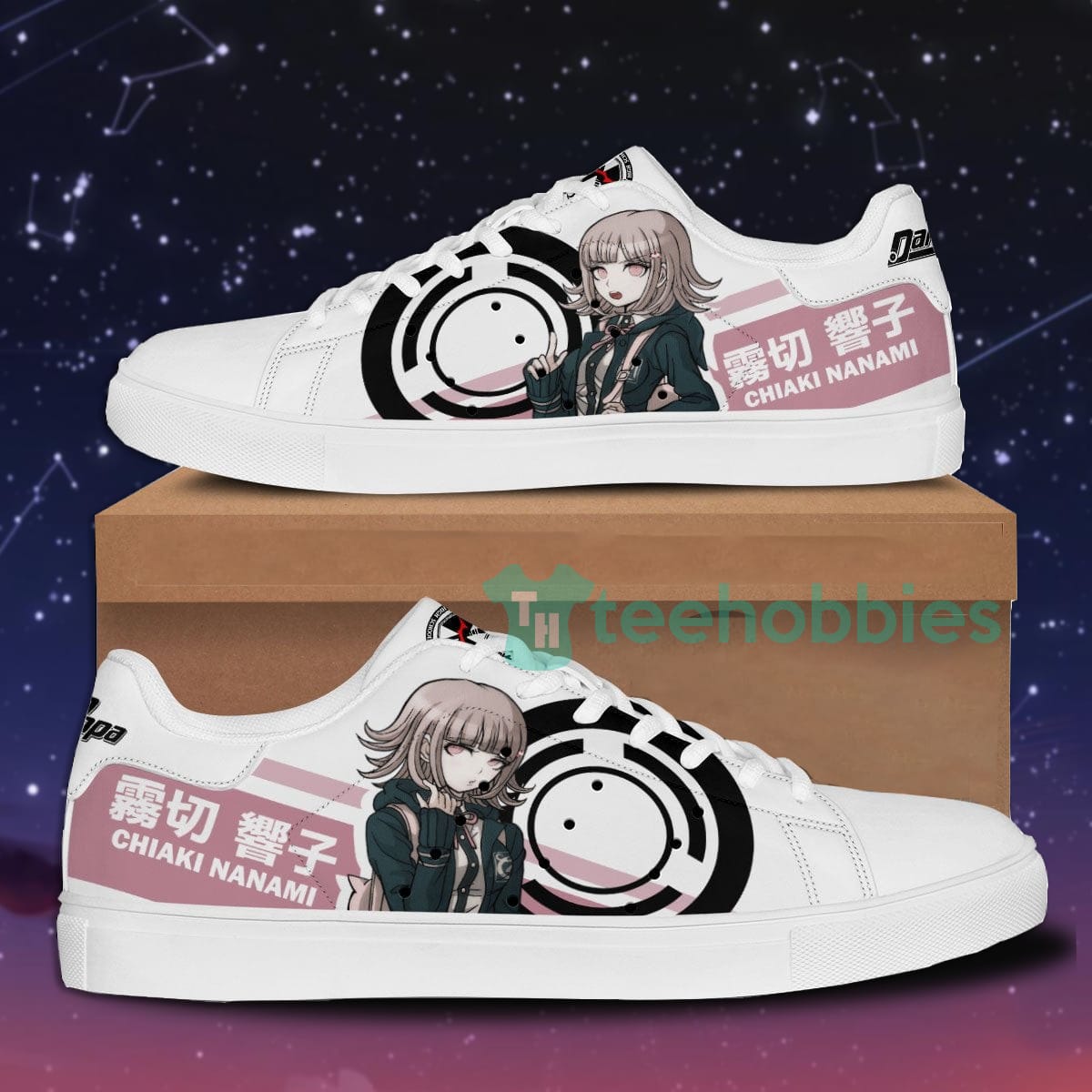 Chiaki Nanami Custom Anime Danganronpa Skate Shoes For Men And Women