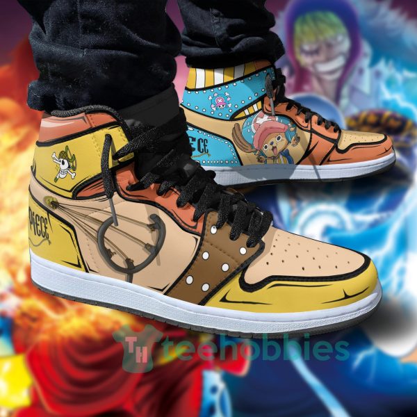 chopper and usopp anime custom one piece air jordan hoghtop shoes 4 YWKAz 600x600px Chopper And Usopp Anime Custom One Piece Air Jordan Hoghtop Shoes