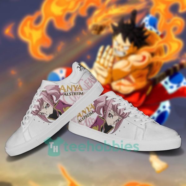 code geass anya alstreim custom anime skate shoes for men and women 3 R10P2 600x600px Code Geass Anya Alstreim Custom Anime Skate Shoes For Men And Women