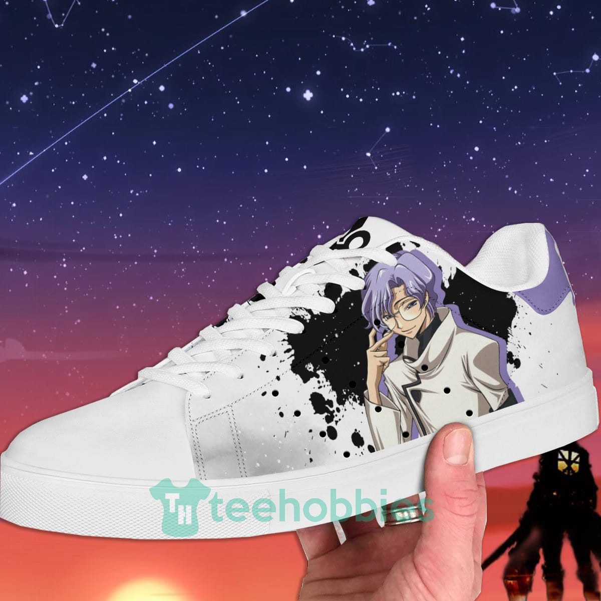 Code Geass Lloyd Asplund Custom Anime Skate Shoes For Men And Women