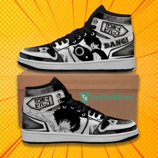 cowboy bebop sneakers spike spiegel anime air jordan hightop sneaker 2 kNP1k 600x600px Cowboy Bebop Sneakers Spike Spiegel Anime Air Jordan Hightop Sneaker