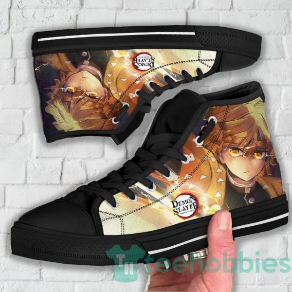 custom demon slayer anime high top shoes zenitsu agatsuma anime 02 uqXer 600x600px Custom Demon Slayer Anime High Top Shoes Zenitsu Agatsuma Anime