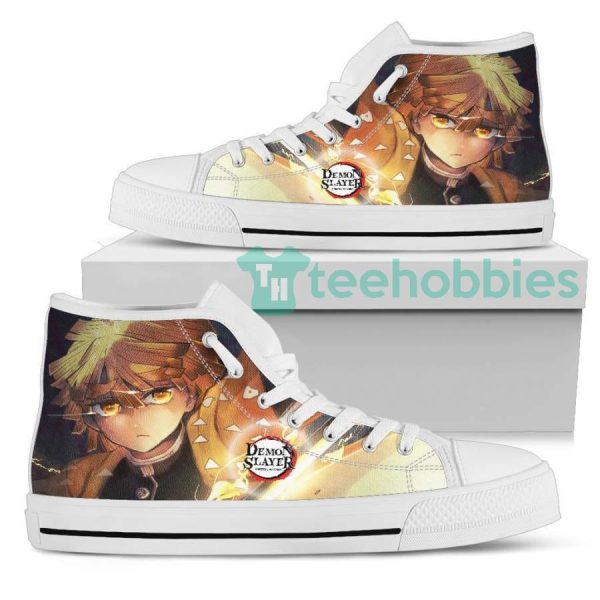 custom demon slayer anime high top shoes zenitsu agatsuma anime 03 iUkUO 600x600px Custom Demon Slayer Anime High Top Shoes Zenitsu Agatsuma Anime