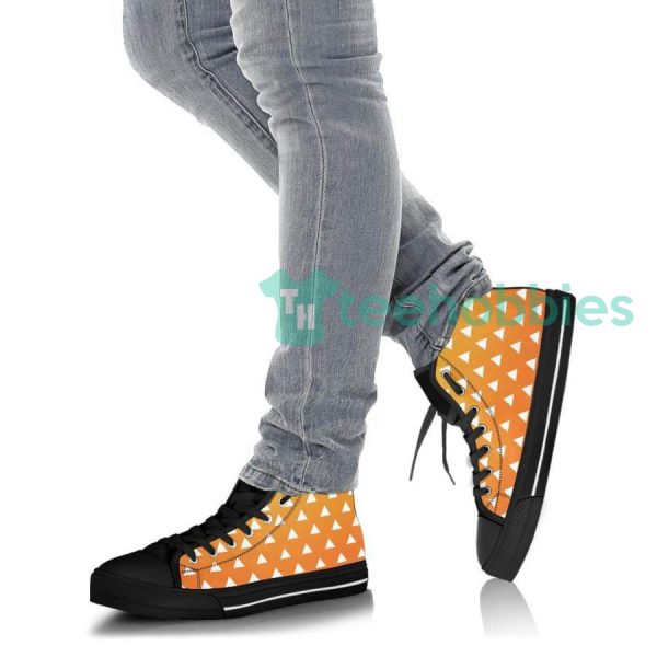 custom demon slayer anime shoes zenitsu high top sneakers 4 DTXEl 600x600px Custom Demon Slayer Anime Shoes Zenitsu High Top Sneakers
